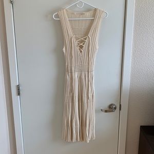 ASTR Cream Dress
